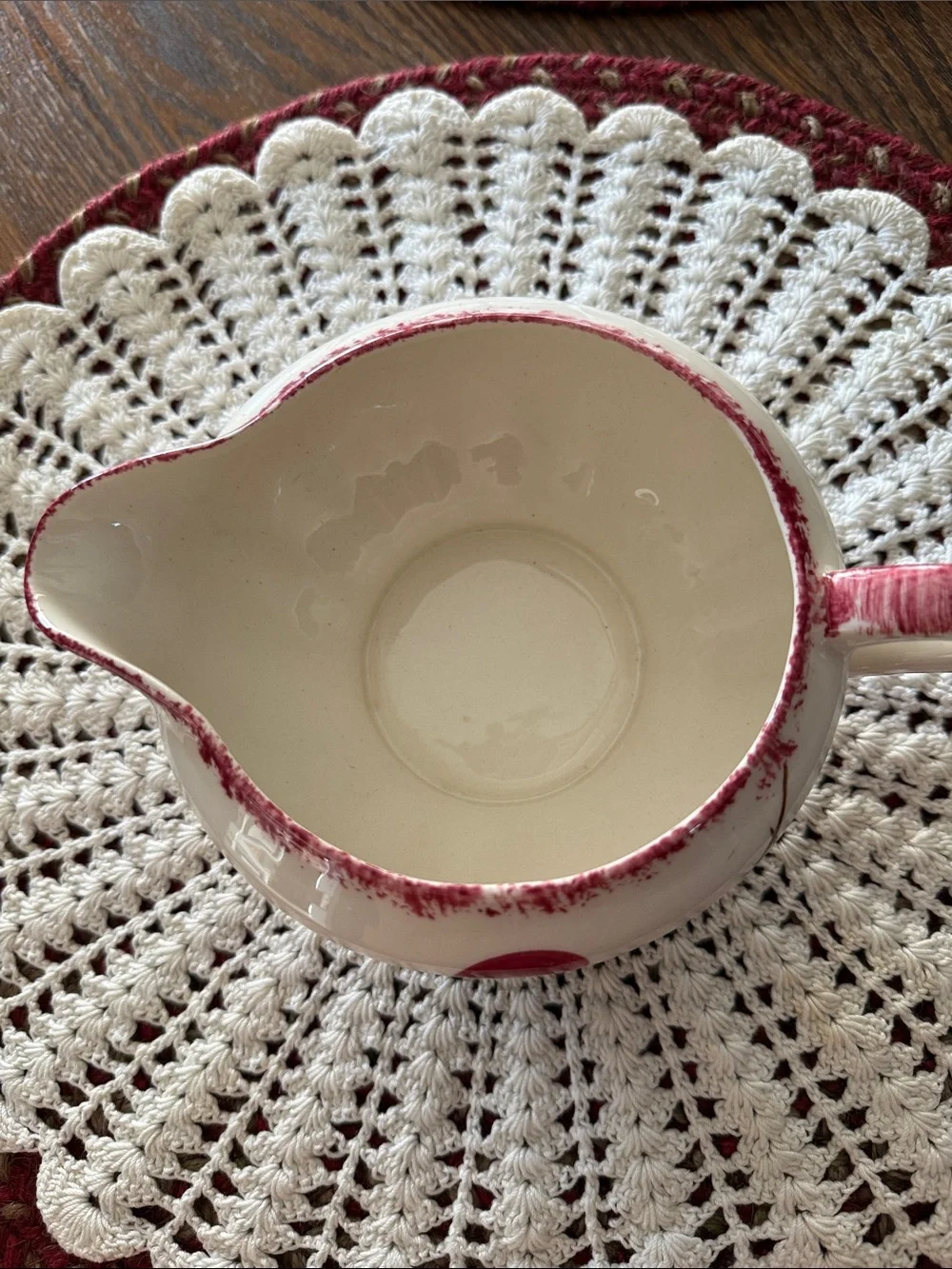 Blue Ridge Pottery Crab Apple Gravy Boat